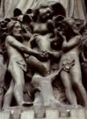 Serpente con torso di donna che tenta Adamo ed Eva Notre Dame de Paris